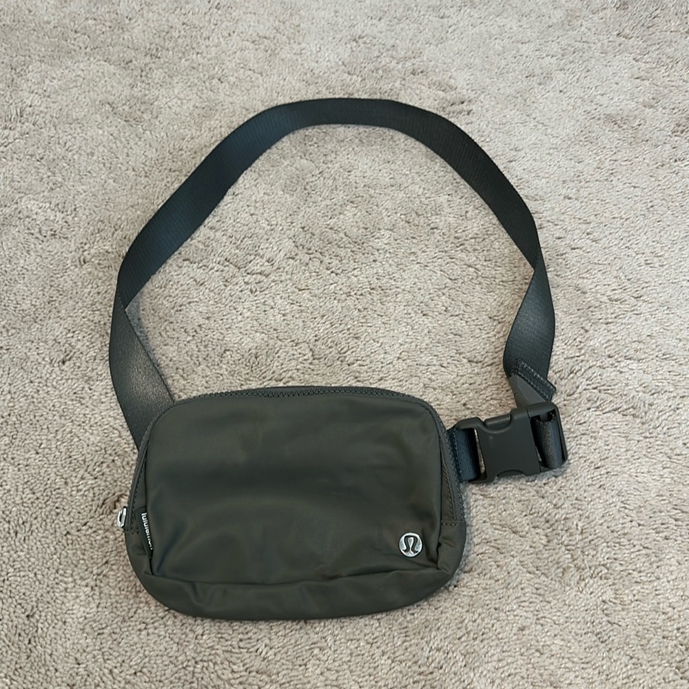 Grey Sage Lululemon Belt Bag